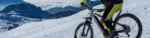E-Bike im Schnee