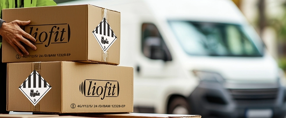Paket Abholung bei Liofit buchen